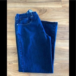 Ecko Unltd. Men's Loose Fit 5 Pocket Dark Wash Denim Jean